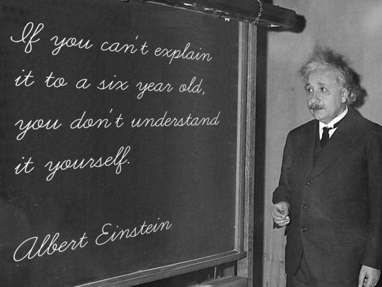 if you can not explain it einstein quote